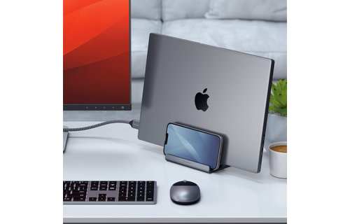 Satechi Dual Vertical Laptop Stand - Space Grey