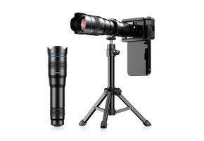 Apexel 36X Telephoto Len Kit for Smartphone - Black