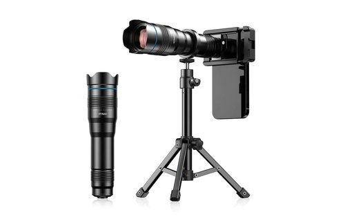 Apexel 36X Telephoto Len Kit for Smartphone - Black