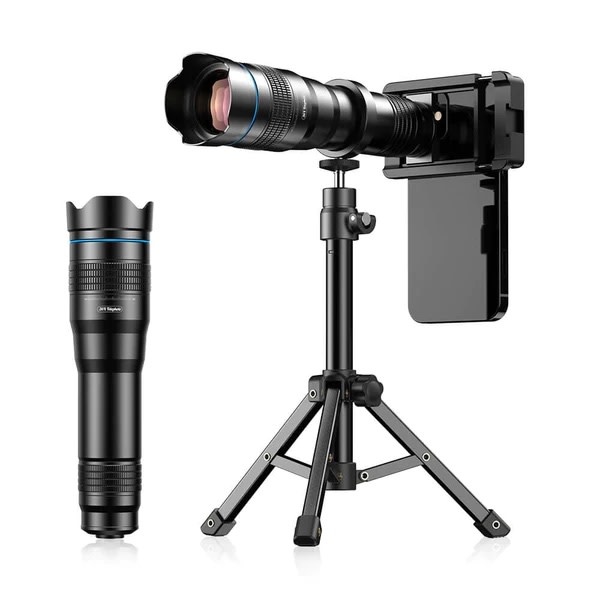 Apexel 36X Telephoto Len Kit for Smartphone - Black