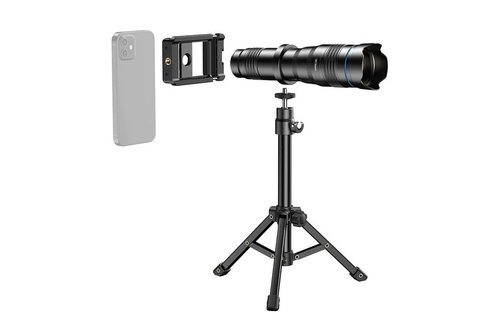 Apexel 36X Telephoto Len Kit for Smartphone - Black