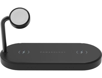 Powerology 4 in1 Fast-Wireless Charging Dock - Black
