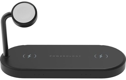 Powerology 4 in1 Fast-Wireless Charging Dock - Black