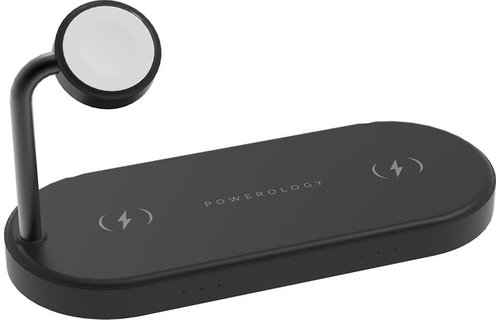 Powerology 4 in1 Fast-Wireless Charging Dock - Black