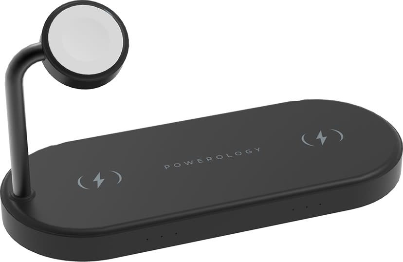 Powerology 4 in1 Fast-Wireless Charging Dock - Black