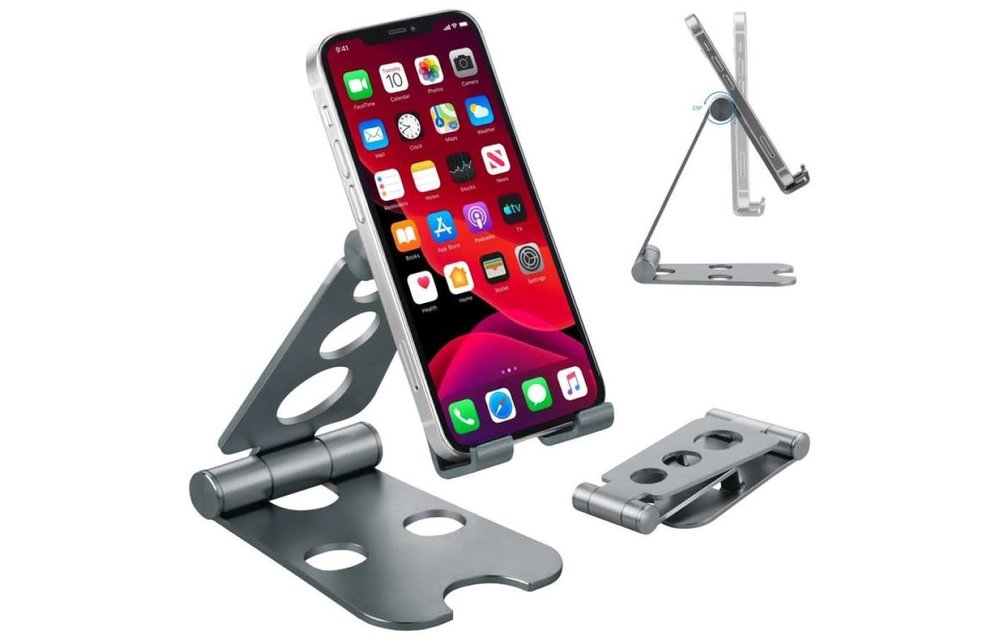 Powerology Universal Foldable Stand - Silver
