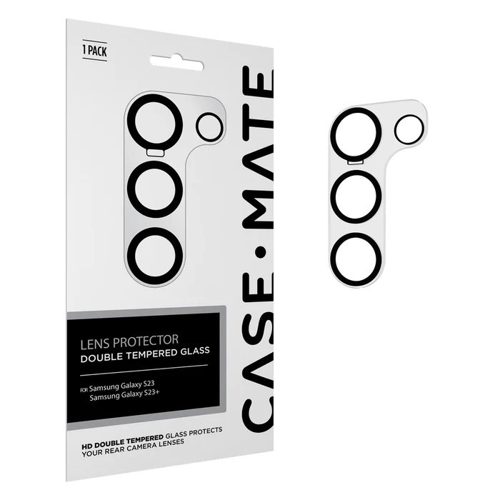 Case Mate Rear Camera Lens Glass Protector for Samsung Galaxy S23 / S23 Plus - Clear