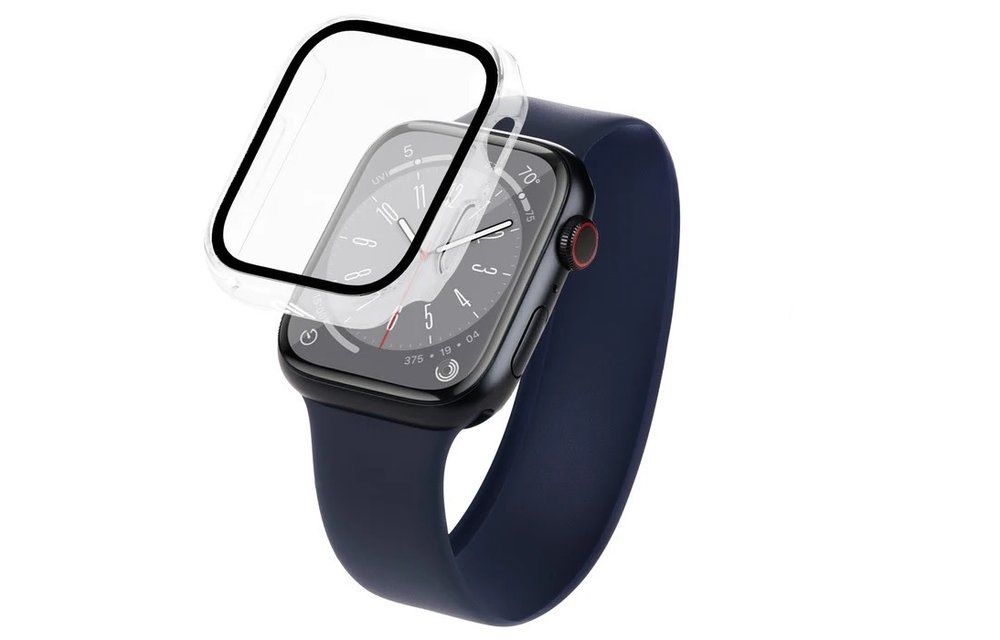 Case Mate Tough Case with Integrated Glass Screen Protector for Apple Watch 45mm - Clear