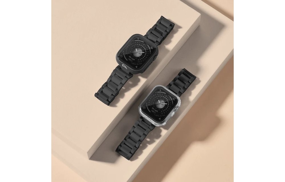 Case Mate Tough Case with Integrated Glass Screen Protector for Apple Watch 45mm - Clear