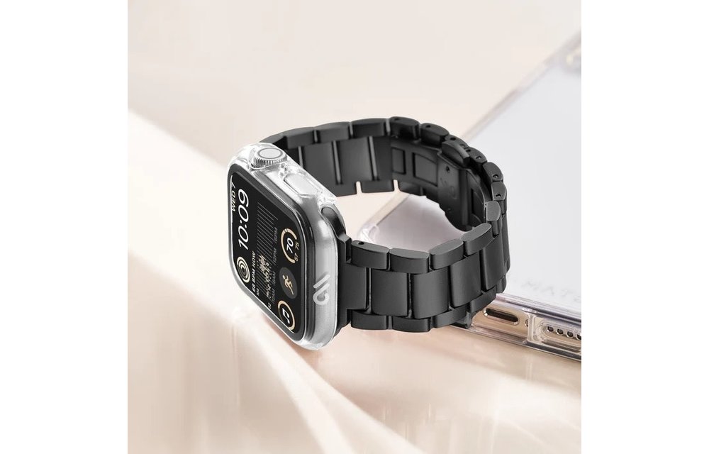 Case Mate Tough Case with Integrated Glass Screen Protector for Apple Watch 45mm - Clear
