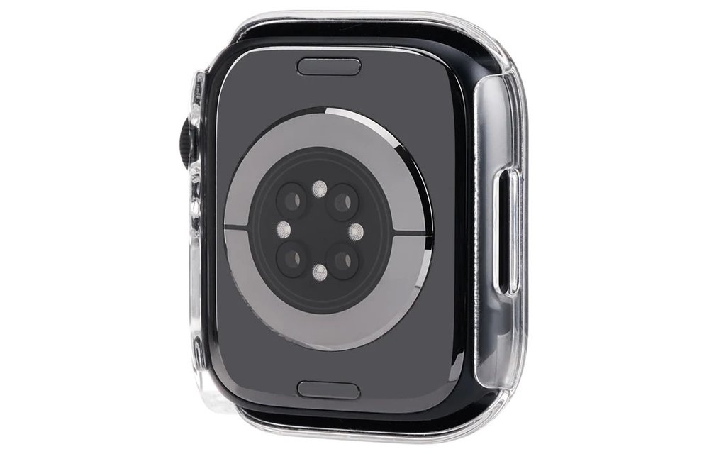Case Mate Tough Case with Integrated Glass Screen Protector for Apple Watch 45mm - Clear