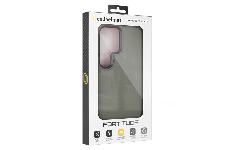 Cellhelmet Fortitude Case for Samsung Galaxy S23 Ultra - Olive Drab Green