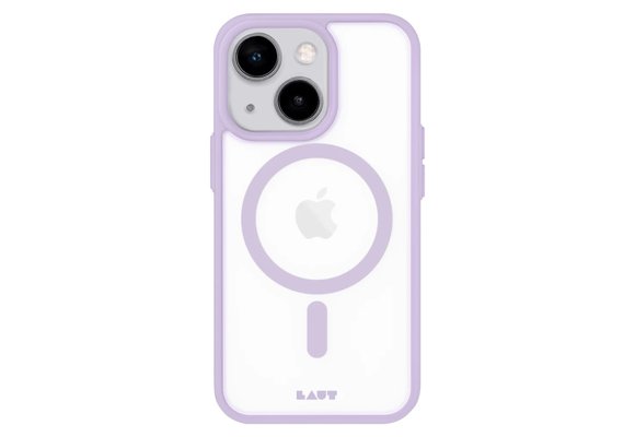 LAUT Huex Protect MagSafe Case for iPhone 13/14/ iPhone 15 - Lavender