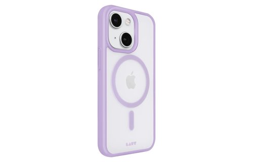 LAUT Huex Protect MagSafe Case for iPhone 13/14/ iPhone 15 - Lavender