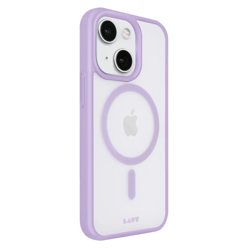 LAUT Huex Protect MagSafe Case for iPhone 13/14/ iPhone 15 - Lavender