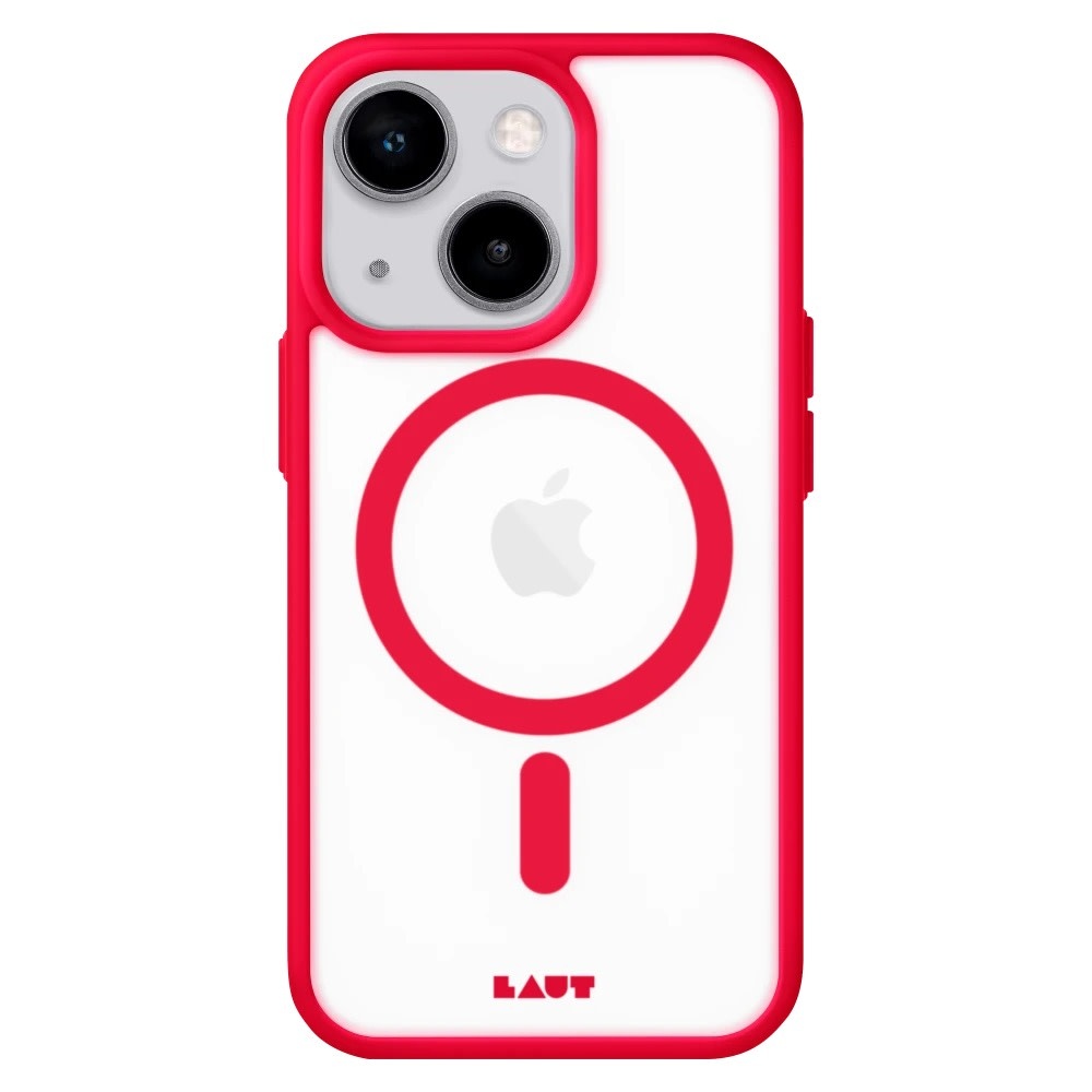 LAUT Huex Protect MagSafe Case for iPhone 13/14/ iPhone 15 - Red