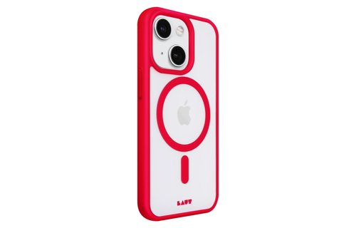 LAUT Huex Protect MagSafe Case for iPhone 13/14/ iPhone 15 - Red