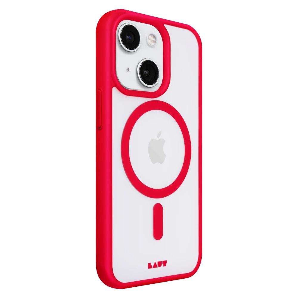 LAUT Huex Protect MagSafe Case for iPhone 13/14/ iPhone 15 - Red