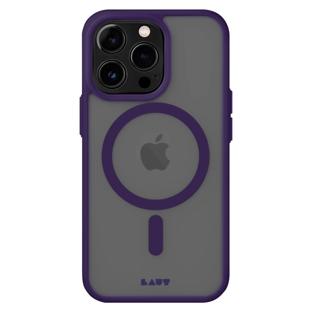 LAUT HUEX Protect MagSafe Case for Apple iPhone 14 Pro - Dark Purple