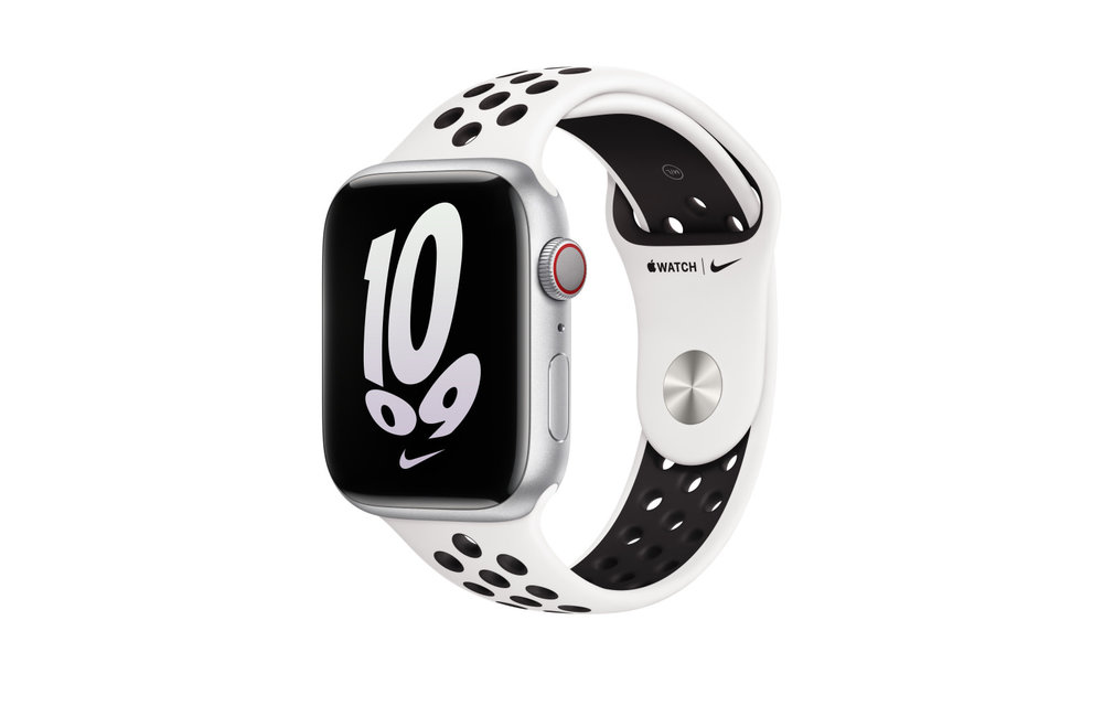 Apple Watch Nike Sport Band 42/44/45/49mm - Summit White / Black