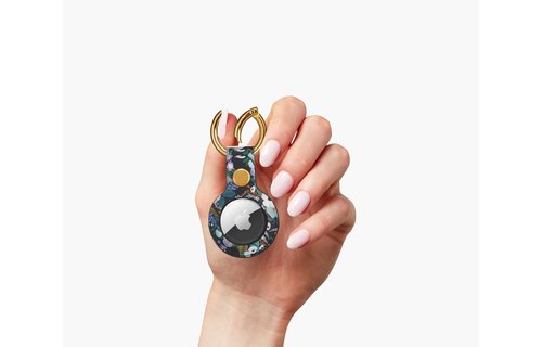 Rifle Paper Co Clip Ring for Apple Airtag - Garden Party Blue