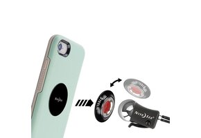 Nite Ize Steelie Orbiter Vent Mount Kit - Silver and Black