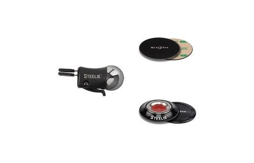 Nite Ize Steelie Orbiter Vent Mount Kit - Silver and Black