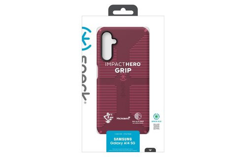 Speck Presidio Impact Hero Case for Samsung Galaxy A14 5G - Rusty Red and Black