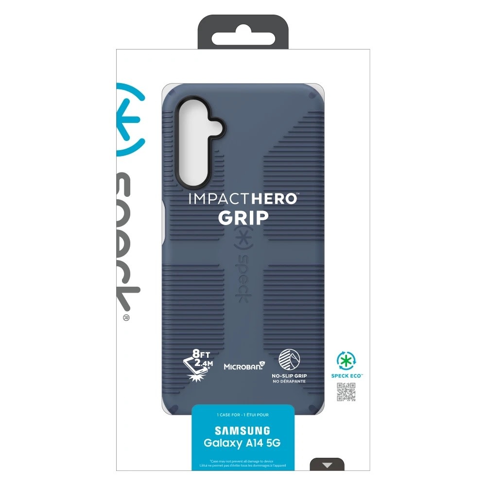 Speck Presidio Impact Hero Case for Samsung Galaxy A14 5G - Thunder Blue and Black