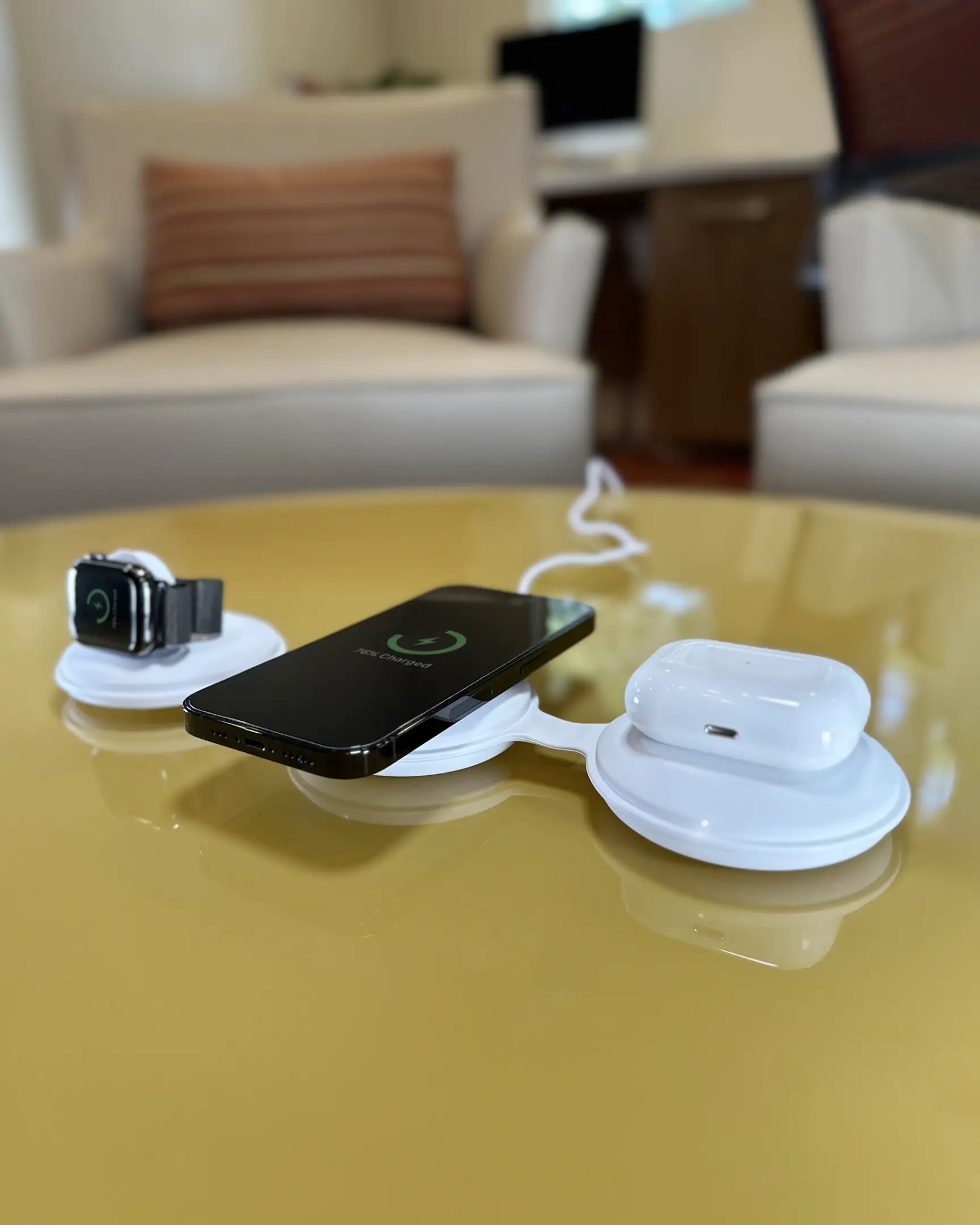 TYLT 3 in 1 MagSafe Wireless Charging Stand - White