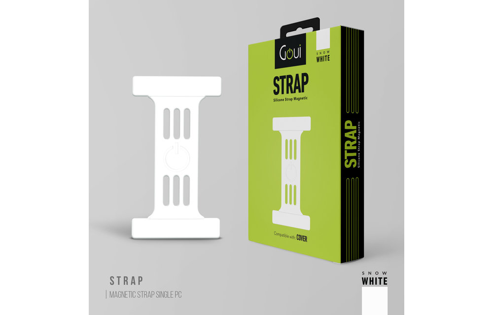 Goui Silicone Magnetic Strap - White
