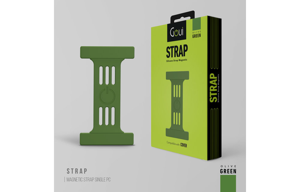 Goui Silicone Magnetic Strap - Olive Green