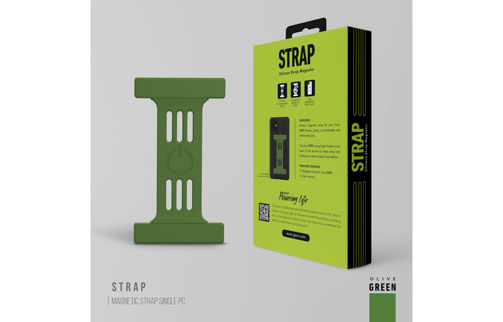 Goui Silicone Magnetic Strap - Olive Green