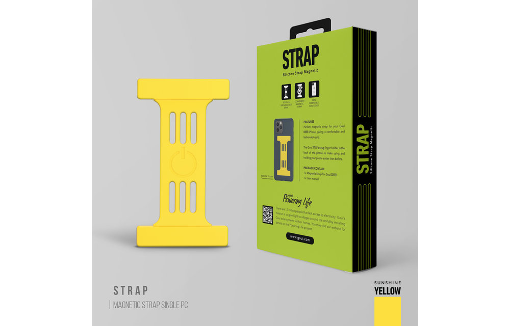 Goui Silicone Magnetic Strap - Yellow