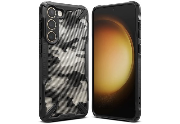 Ringke Fusion X Design Case for Samsung Galaxy S23 - Camo Black