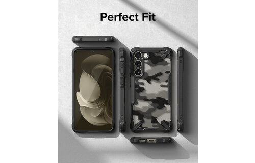 Ringke Fusion X Design Case for Samsung Galaxy S23 - Camo Black