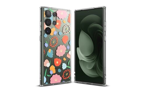 Ringke Fusion Design Case for Samsung Galaxy S23 Ultra - Floral