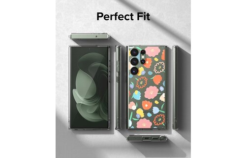 Ringke Fusion Design Case for Samsung Galaxy S23 Ultra - Floral