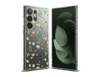 Ringke Fusion Design Case for Samsung Galaxy S23 Ultra - Dry Flowers