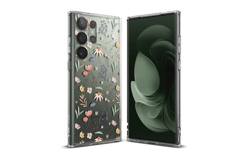 Ringke Fusion Design Case for Samsung Galaxy S23 Ultra - Dry Flowers