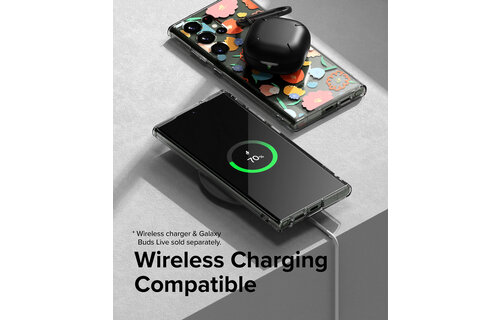 Ringke Fusion Design Case for Samsung Galaxy S23 Ultra - Dry Flowers