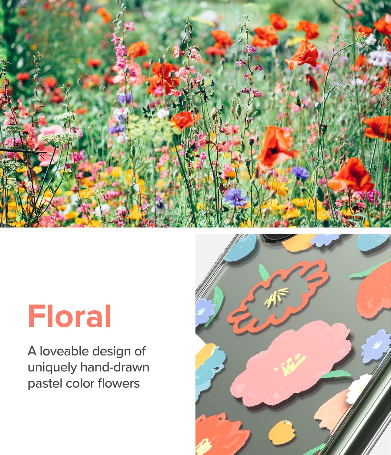 Ringke Fusion Design Case for Samsung Galaxy S23 Ultra - Dry Flowers