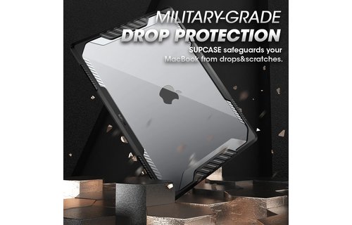 Supcase Unicorn Beetle Series Case for Apple MacBook Air 13" (M2/M3/M4) - Black