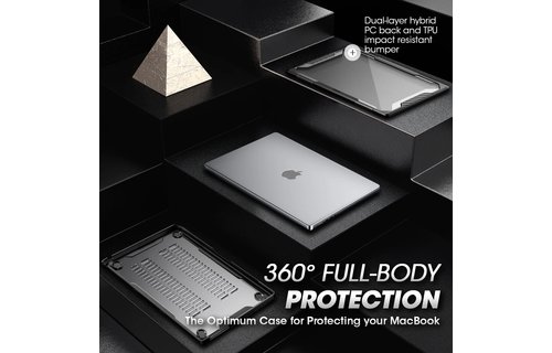 Supcase Unicorn Beetle Series Case for Apple MacBook Air 13" (M2/M3/M4) - Black