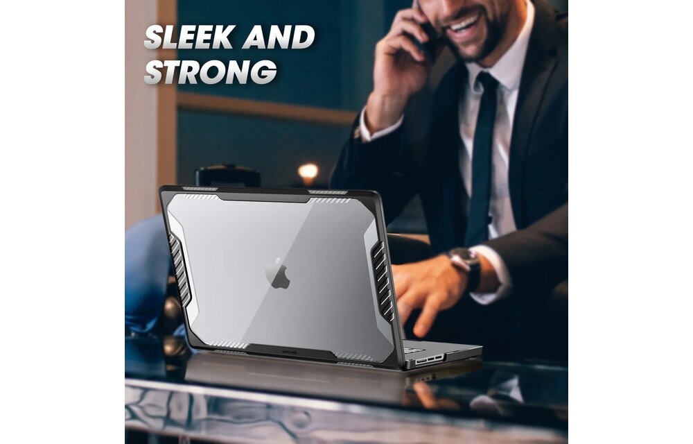 Supcase Unicorn Beetle Series Case for Apple MacBook Air 13" (M2/M3/M4) - Black