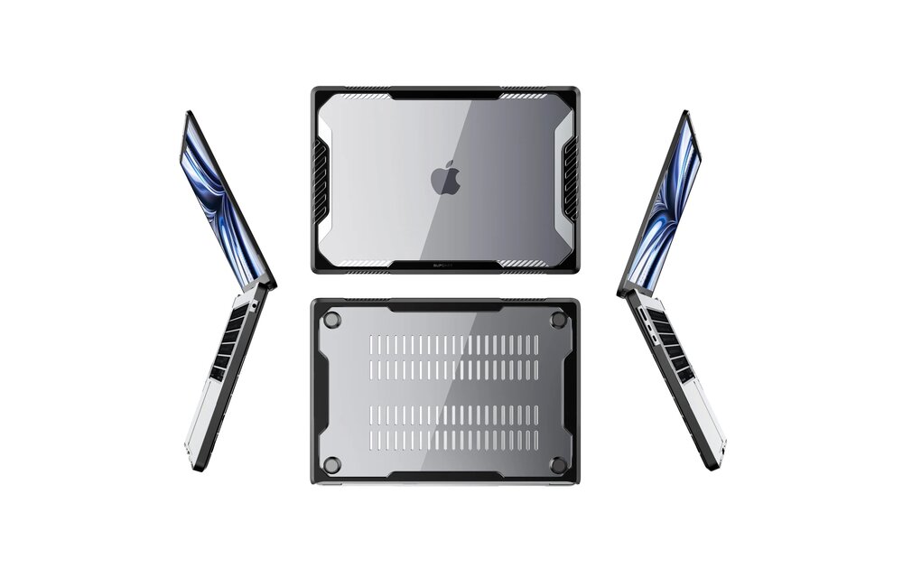 Supcase Unicorn Beetle Series Case for Apple MacBook Air 13" (M2/M3/M4) - Black