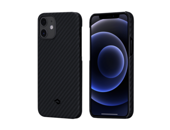 Pitaka Aramid Karbon Fiber MagEz Case for iPhone 12 Mini - Black/Grey Twill
