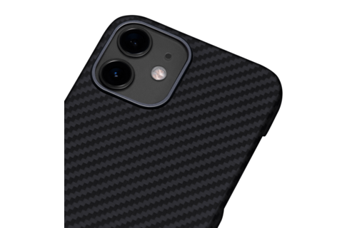 Pitaka Aramid Karbon Fiber MagEz Case for iPhone 12 Mini - Black/Grey Twill