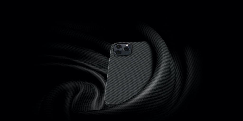 Pitaka Aramid Karbon Fiber MagEz Case for iPhone 12 Mini - Black/Grey Twill