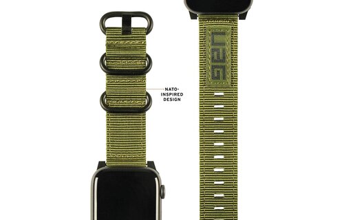 UAG Nato Strap for Apple Watch 42/44/45/49mm - Olive Drab